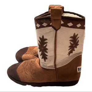 lazy one cowboy boot slippers